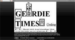 Desktop Screenshot of geordietimes.com